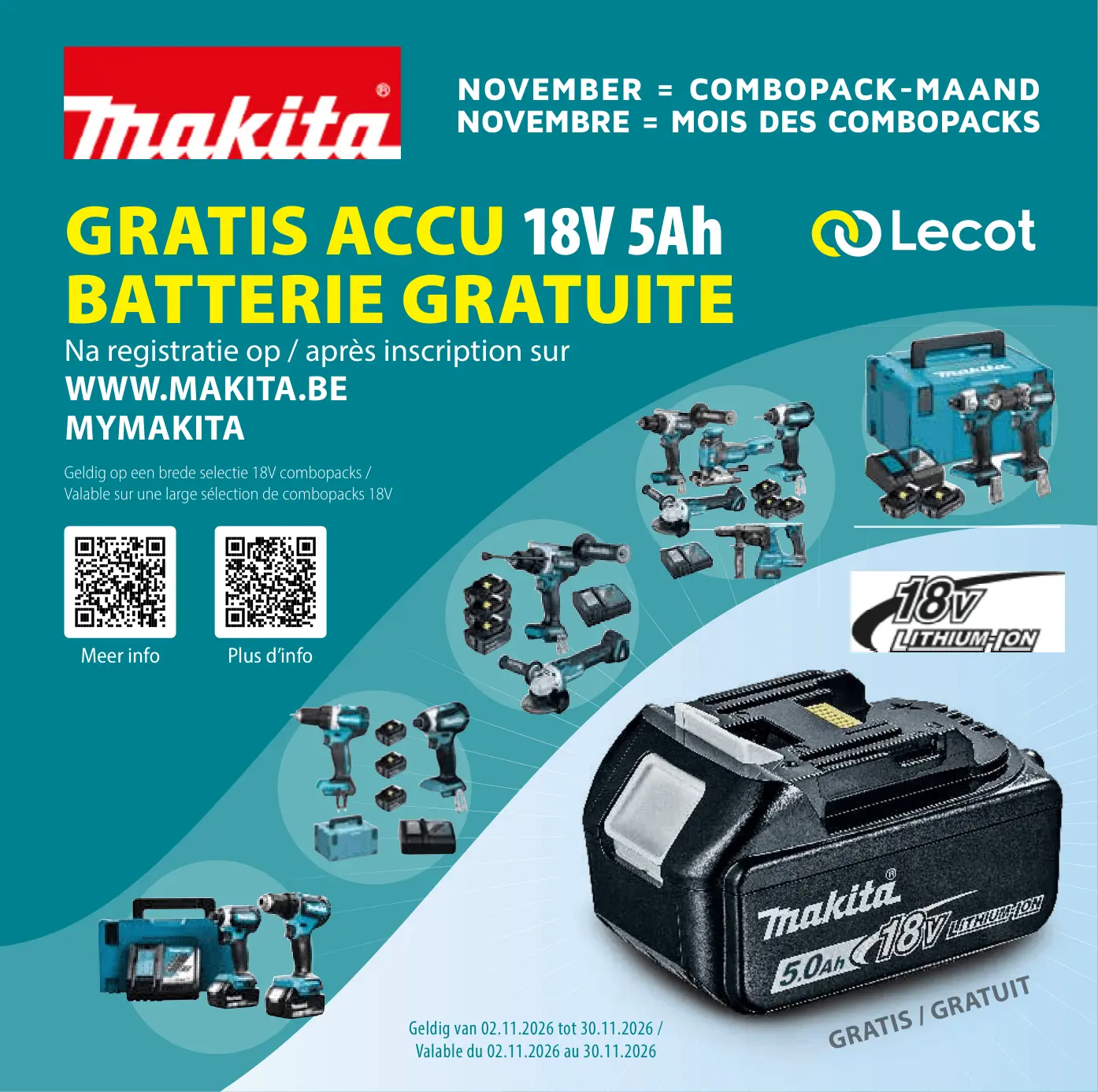 Makita Achetez & recevez